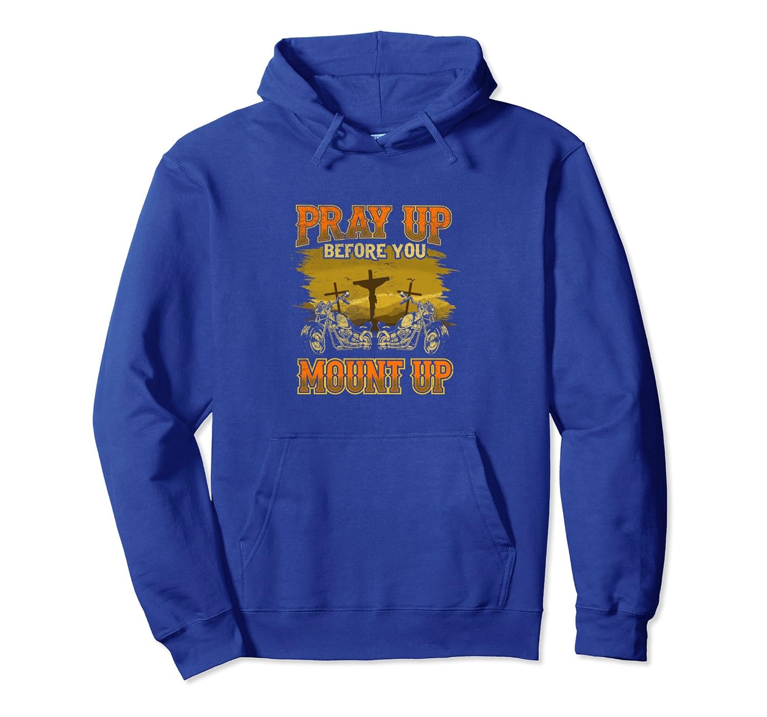 Motorcycle Hoodie Biker Pray Up Before You Mount Up Jesus-anz