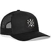 HAKA State City Trucker Hat for Men & Women, Adjustable Baseball Hat, Mesh Snapback, Sturdy Outdoor Black Golf Hat