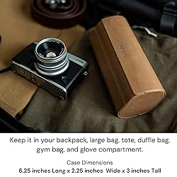 Eyeglass and Sunglass 2-Compartment Travel Case