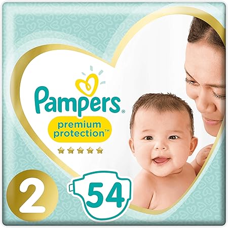 Pampers New Baby Couches Taille 2 4 8 Kg Pack Geant X54 Couches Amazon Fr Hygiasne Et Soins Du Corps