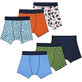 Saint Eve Kids Boys 100% Cotton 6 Pack Underwear Set - Soft & Breathable Comfort - Multi Pack Boxer Briefs Sets for Kids