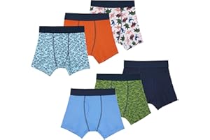 Saint Eve Kids Little Boys Cotton Underwear, Soft Breathable Multi Pack Boxer Briefs