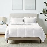 Amazon Basics 3-Piece Micromink Sherpa Bedding Set, Ultra-Soft, Warm All Season Comforter, Full/Queen, Cream