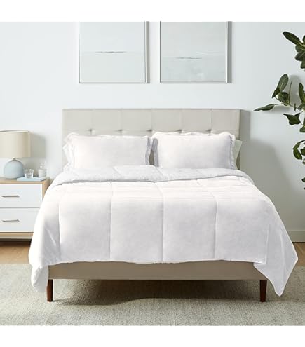 Chezmoi Collection Wilmer Set Biancheria Letto Queen 3 Pezzi - Tessuto Waffle Bianco