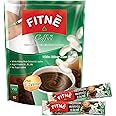 FITNE Instant 3 In 1 Coffee Packets Mix With White Kidney Bean Extract L-Lysine Vitamin B1 B2 B6 Smooth Blend No Sugar Sucralose Sweetener, 10 Sticks