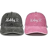 GDIQ Men Women Couple Matching Baseball Hat for Grandpa Grandma Abuela Abuelo Hubby Wifey Uncle and Auntie