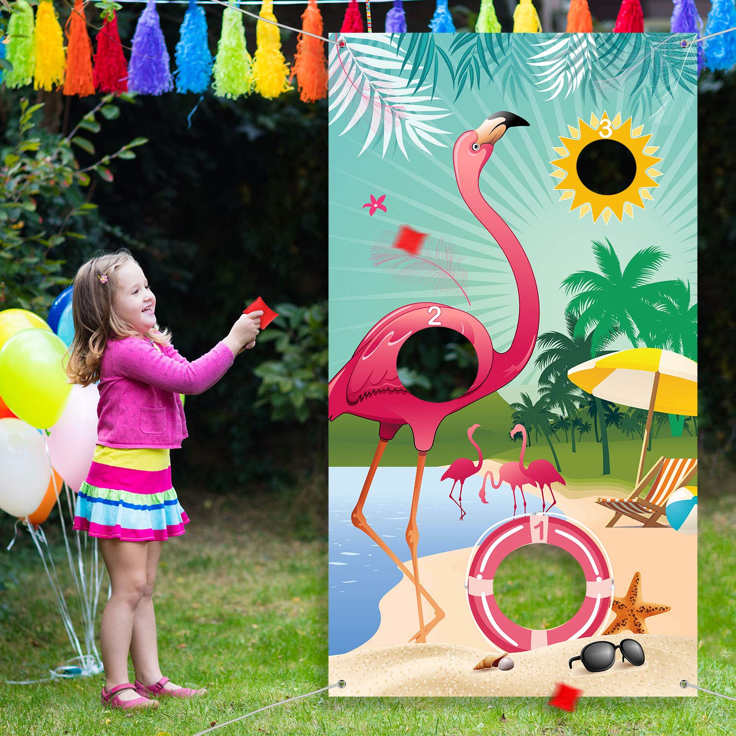 Best girls bean bag toss