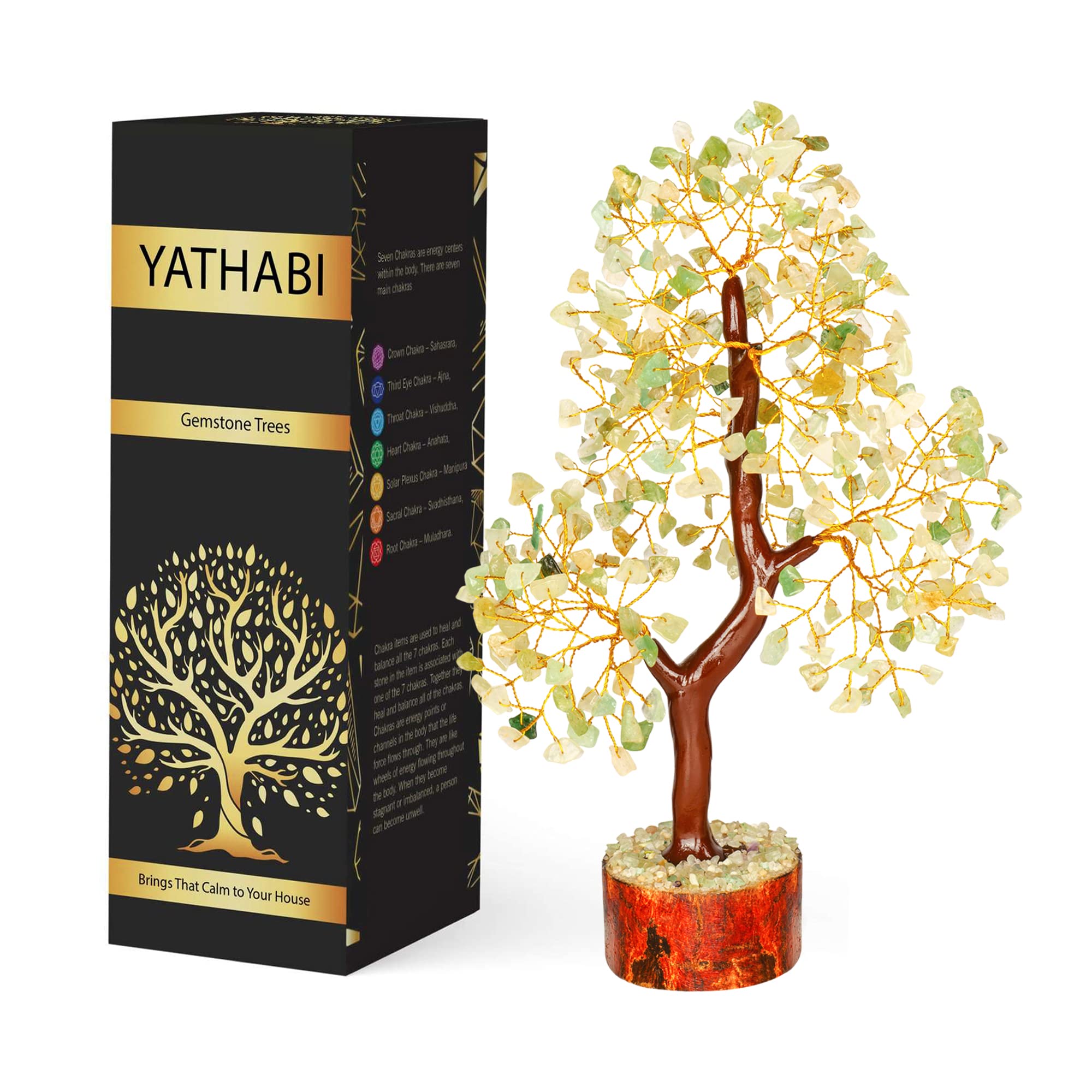 Green Jade - Spiritual Tree - Jade Crystal - Crystal Tree of Life - Jade Tree Decor - Feng Shui Tree - Crystal Money Tree - Positive Energy - Bonsai Tree - Chakra Tree…