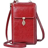 HUANLANG Small Crossbody Phone Bags for Women Leather Cell Phone Purse Wallet | Small, Cell Phone