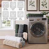 DEXI Bath Mat 50x80 cm Microfiber Non-Slip Beige, Ultra Soft, Machine Washable view 9
