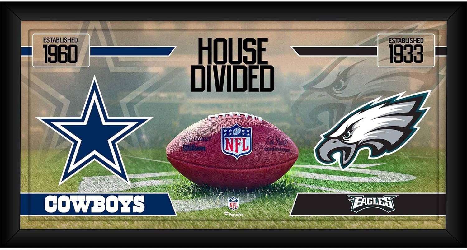 Dallas Cowboys vs. Philadelphia Eagles Framed 10