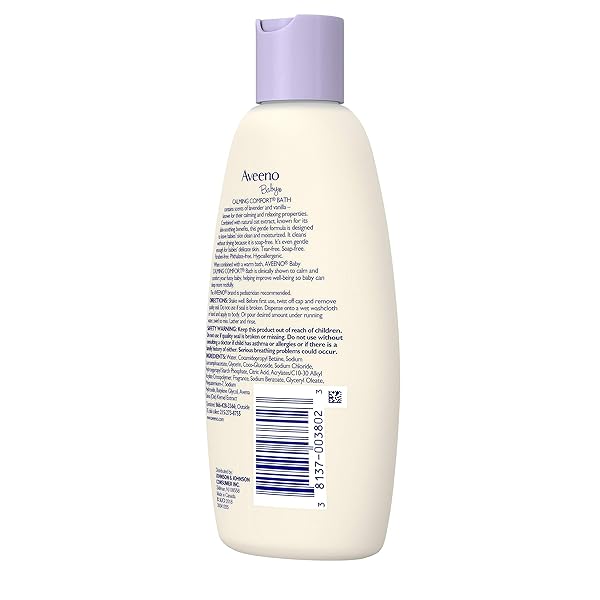 AVEENO BABY CALMING COMFORT BATH LAVENDER AND VANILLA — 8 FL OZ