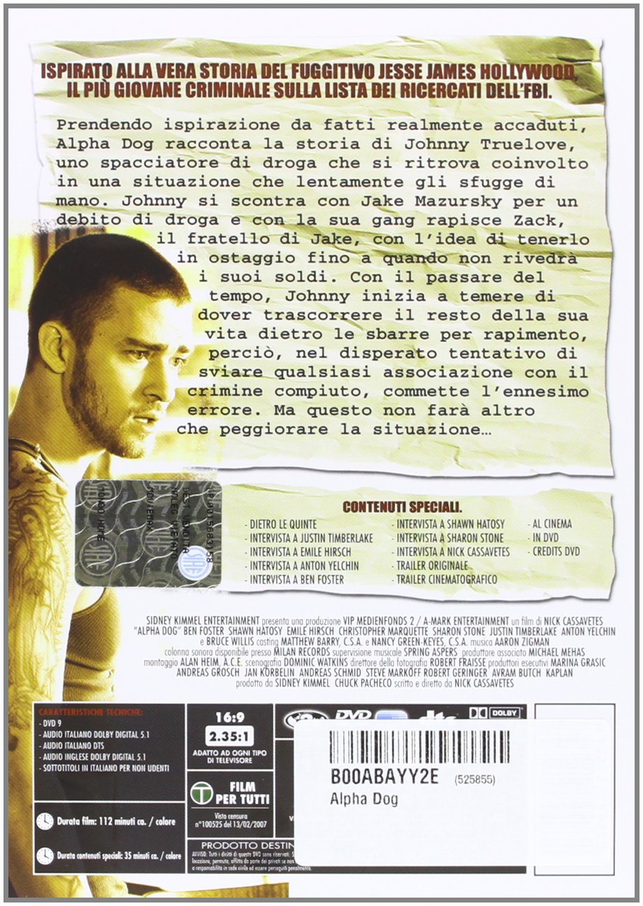 Amazoncom Alpha Dog Movies Tv