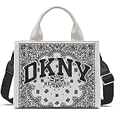 DKNY womens Hadlee Small Canvas Tote Bag