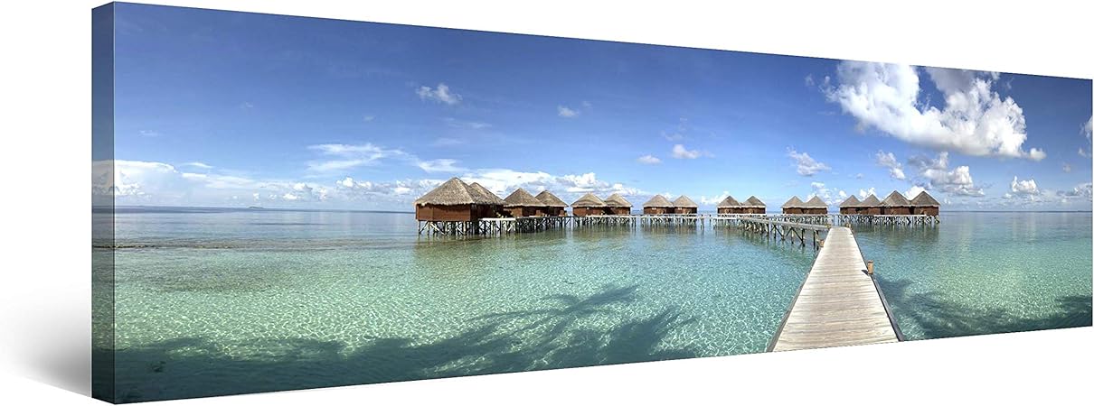 Startonight Impression Sur Toile Ile Paradisiaque Tableau Plage