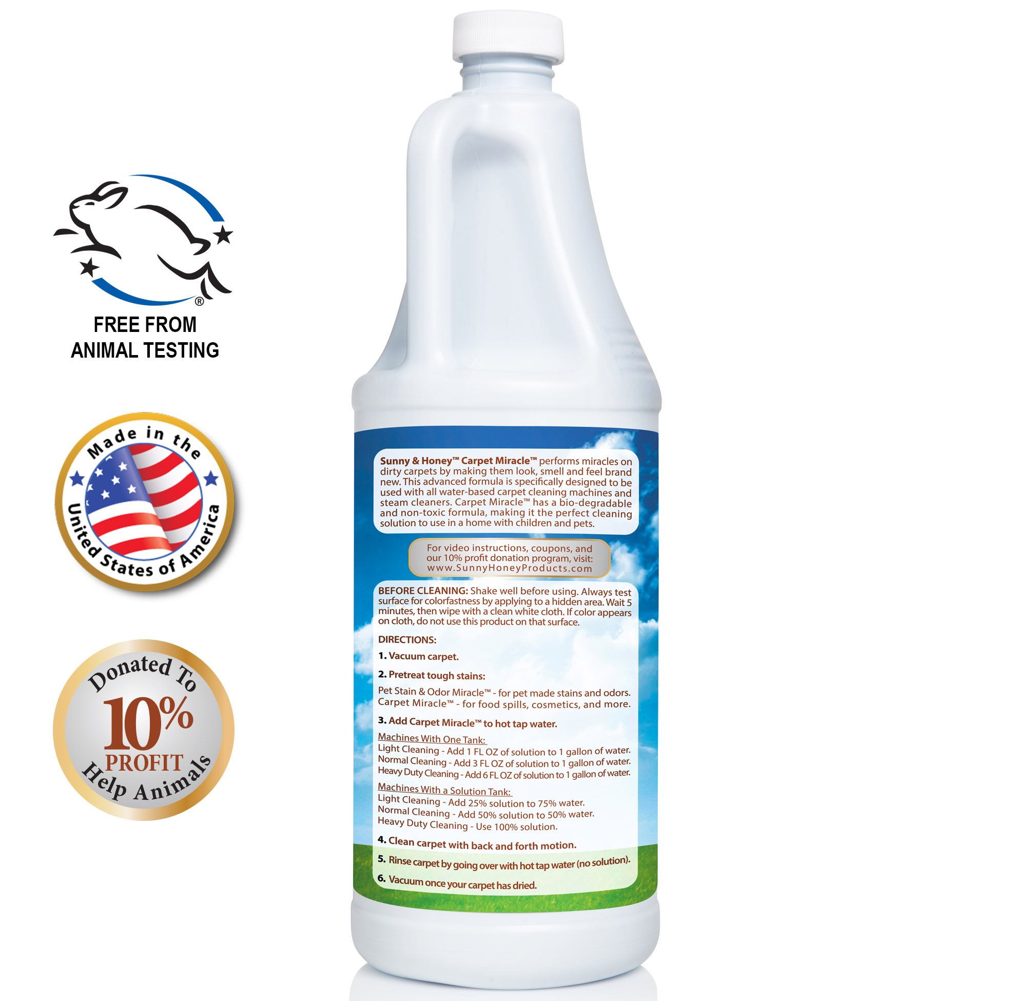 Carpet Miracle Carpet Cleaner and Deodorizer Solution for Hoover