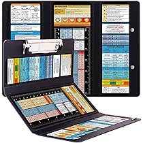 BEKAclub 2Pack Foldable Nurse Clipboard - Black Plastic Medical