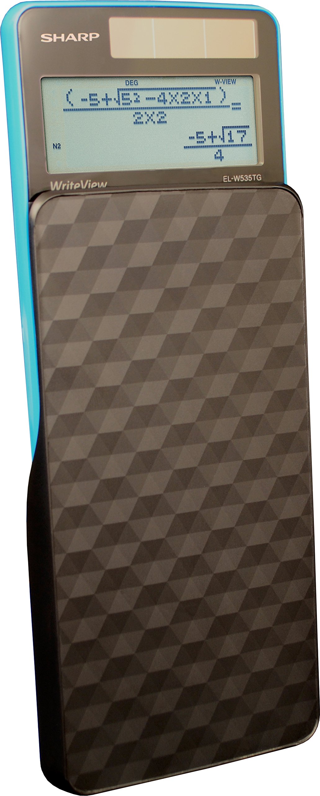 Sharp EL-W535TGBBL Scientific Calculator with WriteView? 4 Line Display, Black, Blue