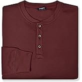 Banana Republic Mens 782352 Ribbed Waffle Knit Cotton Henley Shirt,