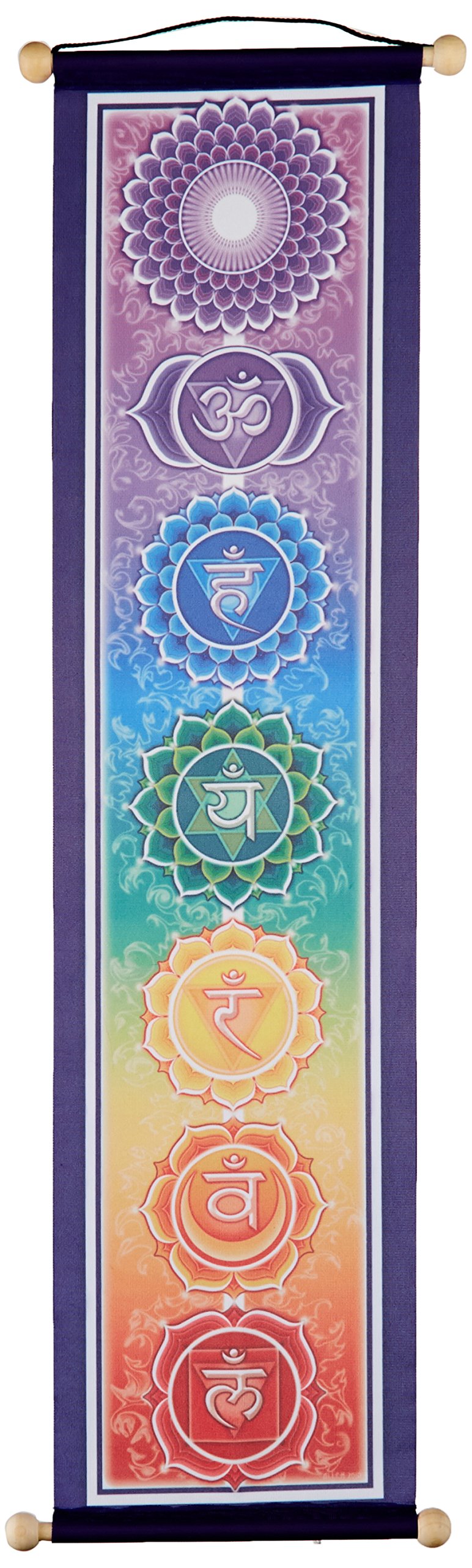 Photo 1 of 6" X 24" Small Chakra Banner, By Bryon Allen