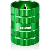 WISSCOOL Inner/Outer Pipe Reamer, 1/4 to 1-5/8", Green-4 Blades | Tube Deburring Tool, Deburrs and Chamfers Copper, Brass, Aluminum, PVC, PPR Tubing