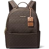 Michael Kors Sable Medium Backpack, Gold-Tone Hardware/Brown/Acorn