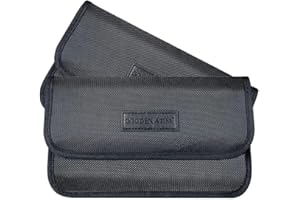 GOODEN ATIM Larger Faraday Pouch[2 Pack&9.4x5.5in Size for All Phones], Faraday Bag Cage, RFID Signal Blocking Bag for Phones Privacy Protection and Car Key FOB, Anti-Tracking (Upgraded)