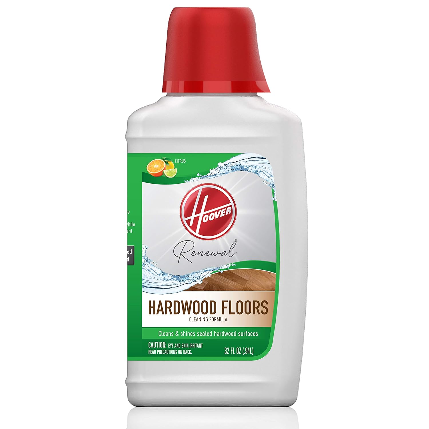 Hoover Renewal Hardwood Floor Cleaner Concentrated Mopping And Cleaning Solution For Floormate Machines 32oz Formula Ah30431 White
