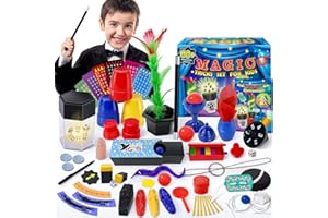 Heyzeibo Magic Kit - 60+ Magic Tricks for Kids, Magician Set with Magic Props & Instruction for Beginners and Kids