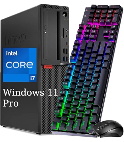 Amazon.com: Lenovo ThinkCentre M720S SFF Desktop, Intel i7-9700