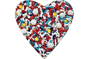 COOL MOM SPRINKLES Dog Party Sprinkles (4 oz.) – Dog Paw Birthday Themed Sprinkles for Decorating Cakes, Cupcakes, Cookies & Desserts – Mixed in the USA/Gluten-Free