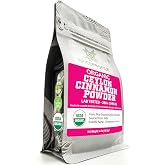Spice Profile Organic Ceylon Cinnamon Powder, USDA Organic, 4 oz | Fine ground Cinnamomum verum with mild, delicate flavor for coffee, oatmeal, smoothies, baking &amp; more