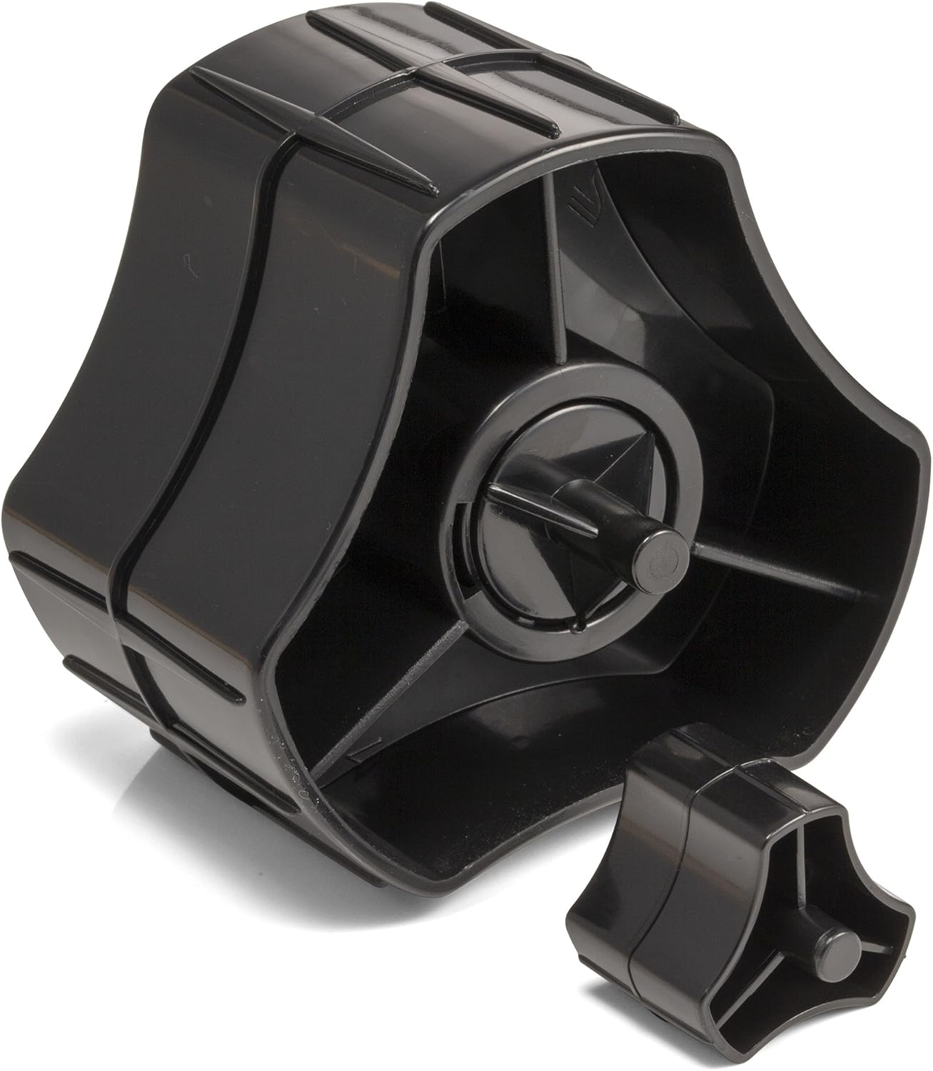 Officemate Recycled 2-in-1 Heavy Duty Tape Dispenser, 1" and 3" Cores, Black (96690) : Packing Tape Dispensers : Office Products