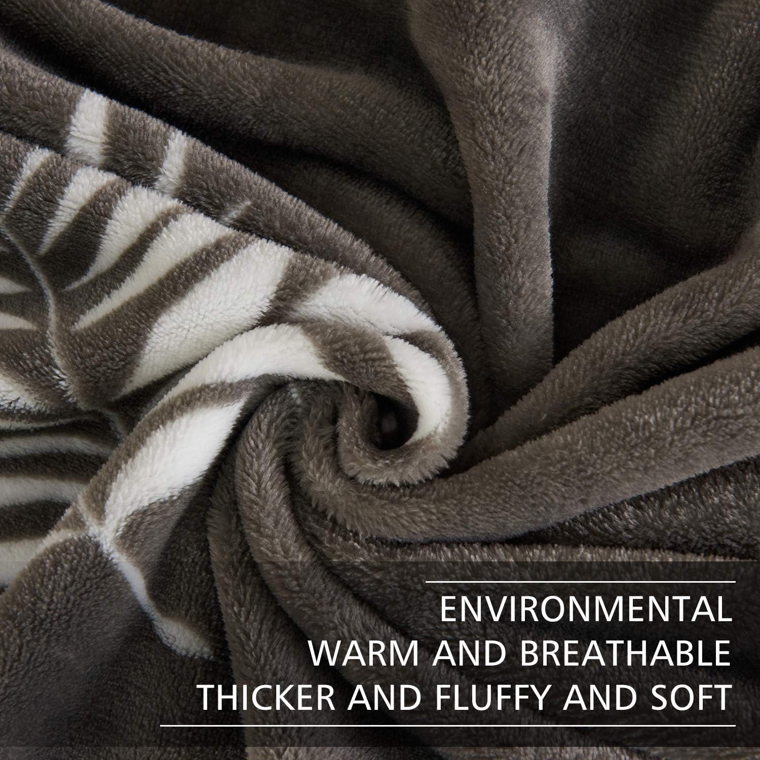 NC Flannel Fleece Blanket, Throw Soft Warm Fluffy Plush Blanket, Lightweight Microfiber Blankets for Bed Couch Chair Living Room(Throw, Leaf): Home & Kitchen