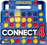 Hasbro Gaming Official Connect 4 Game 2025 Edition Carrier Case 2 Players