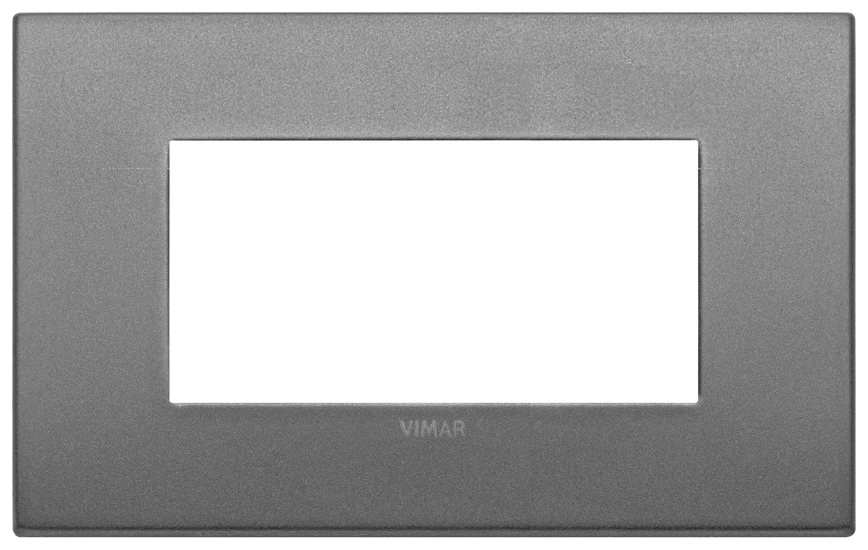 Vimar 19954.02 Arké fit Plate 4 modules, Metal, Slate matt