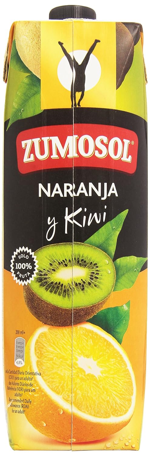 Zumosol - Zumo de naranja y kiwi - 1 l: Amazon.es: Alimentación y ...