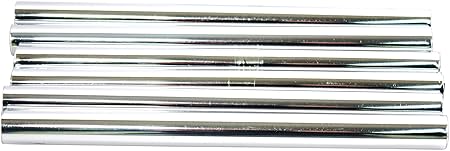 Plumb-Pak Radsnap Rohrverkleidung für Heizkörper, Chromoptik, 1,5 x 20,2 cm, 6 Stück