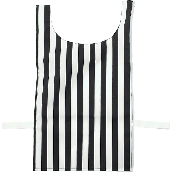 Maillot Arbitre TOPTIE - Rayé Noir Et Blanc - Col V - 100% Polyester - Sport Collectif