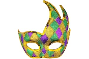 Coddsmz Masquerade Mask Venetian Party Mask Halloween Mask Costumes Mardi Gras Mask St Patricks Day Party Accessory