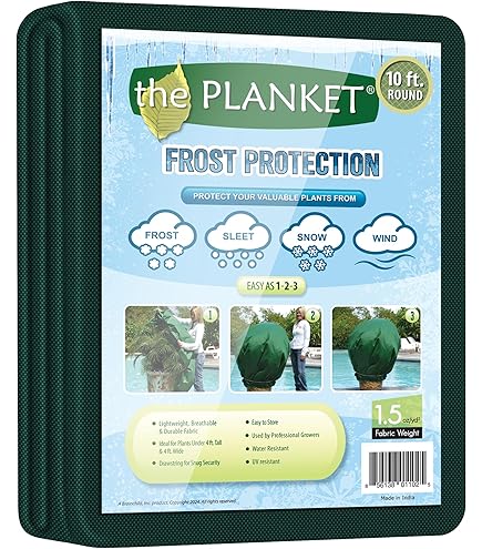 Amazon.com: the Planket Frost Protection Plant Cover 6 ft Round