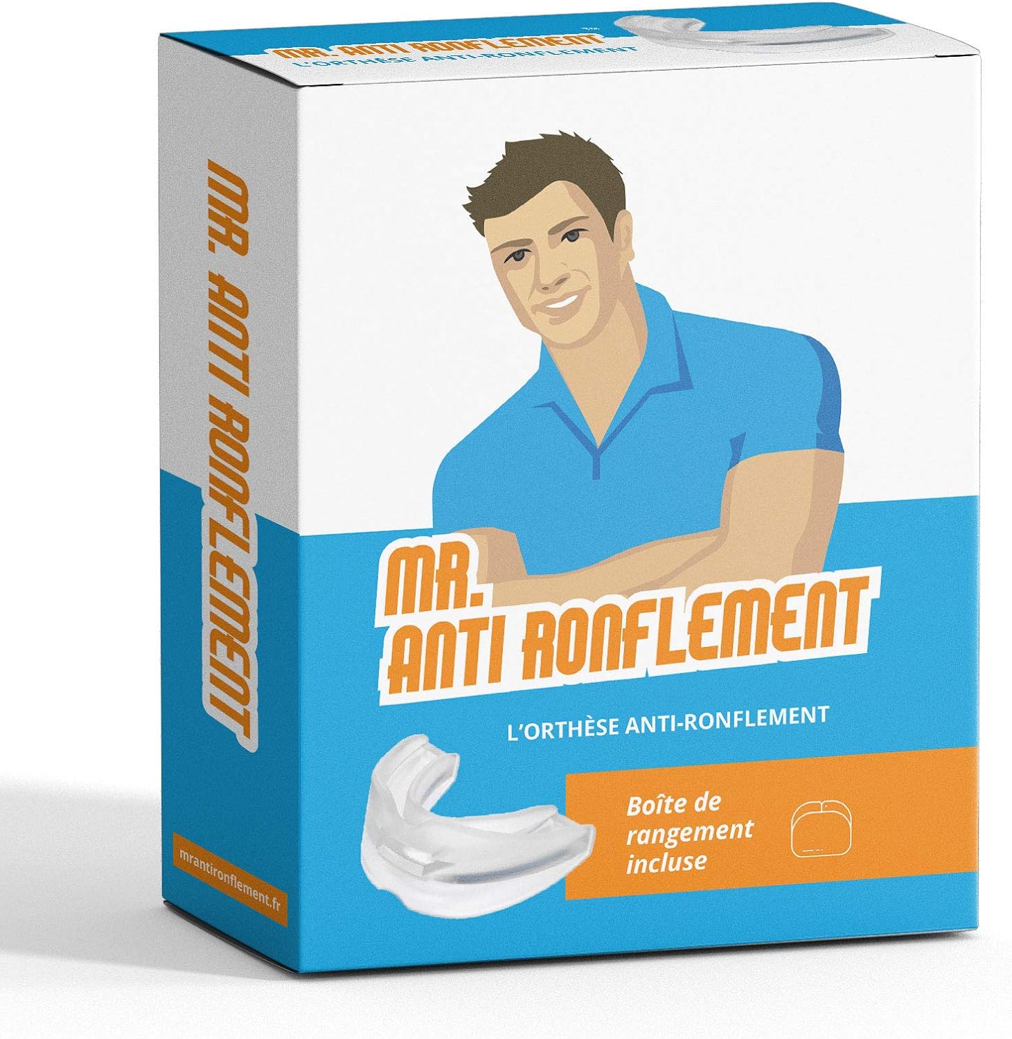 Mr Anti Ronflement Orthese Anti Ronflement Solution Anti Ronflement La Plus Efficace Arreter De Ronfler Ameliorer Votre Sommeil Amazon Fr Hygiasne Et Soins Du Corps