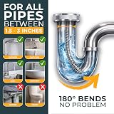 MeisterFaktur Drain Snake 25 FT with Drill Attachment Unblocker view 3