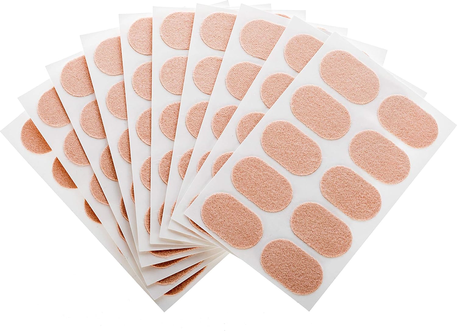 Moleskin Coverlets Knit Adhesive Pedi-Pad - 100 Pack - Foot Pads Covers 1 3/8” x 7/8”: Health & Personal Care