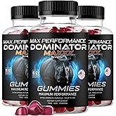 (3 Pack) Dominator Maxxx Gummies for Men - Dominator Maxx Natural Daily Nutrition Support Premium Advanced Formula Multivitamin Pills for Overall Health & Wellness, 180 Gummies for 3 Months