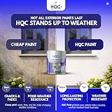 HQC Weather Shield Classic Grey Masonry Paint 1L Weatherproof Acrylic Resin view 7