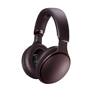 Panasonic RP-HD605NE-T Wireless Bluetooth Over The Ear Headphone with Mic (Brown)
