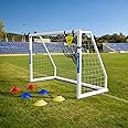 Caprihom Soccer Goals 10x6.5/8x6/8x5/6x4/12x6 Soccer Nets for Backyard Portable Soccer Goals Post Soccer Training Equipment, Weatherproof PVC Soccer Goal