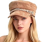 ZLSLZ Womens Retro Corduroy Ivy Newsboy Paperboy Cabbie Gatsby Painter Hats Caps