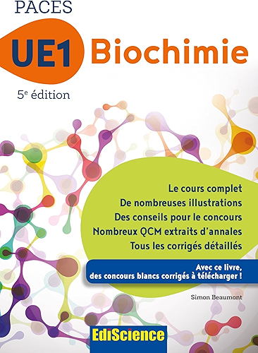 Download PACES UE1 Biochimie - 5e éd. (1 - UE1) PDF